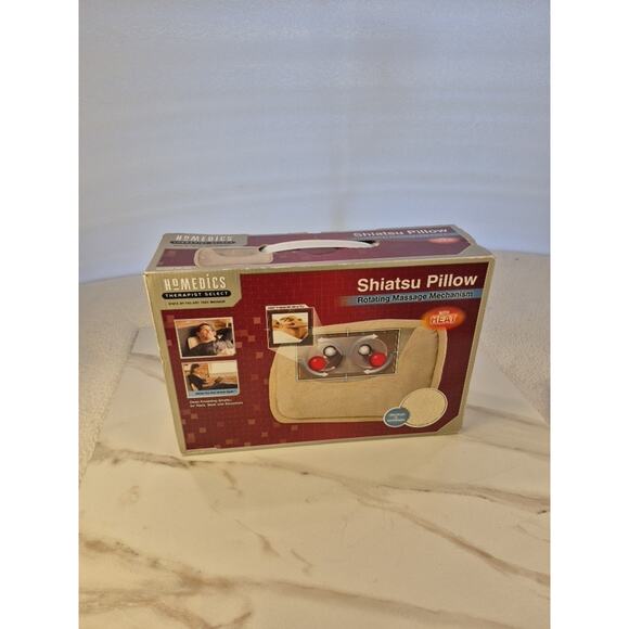 Homedics Shiatsu Rotating Massager Pillow Model SP-10H Heated - Picture 1 of 12